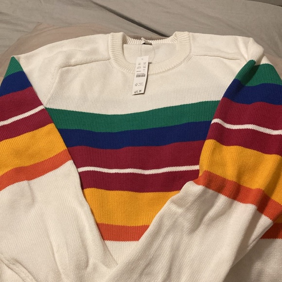 J.Crew: Heritage Shop Cotton in stripe. Size large - Picture 3 of 3